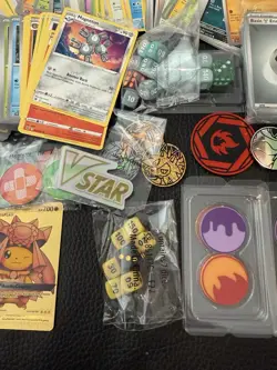 Pokemon Huge Bundle - Cards And Accessories- Snorlax Toy 💥 - Image 3