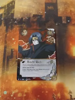 Naruto CCG TCG Itachi Uchiha Foil Starter Promo Card English Lightly Played - Image 2