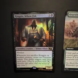 Magic: The Gathering Marvel Superdrop Foil 2 Card Lot: Kingpin + Stampede - Image 2