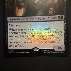 Magic: The Gathering Marvel Superdrop Foil 2 Card Lot: Kingpin + Stampede - Image 3