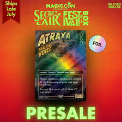PRESALE⭐ Atraxa, Praetors’ Voice #3 FOIL Promo Cards Festival in a Box Amsterdam - Image 1