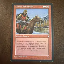 MTG Marton Stromgald (Ice Age/Red/R) - BGM - Image 1