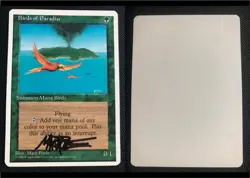 MTG 4th Edition Birds of Paradise ARTIST PROOF AP Signed - Image 1