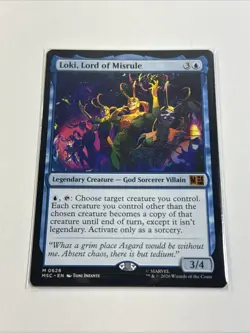 Magic the Gathering Super Heroes Loki, Lord of Misrule Mythic 628 Commander NM - Image 1