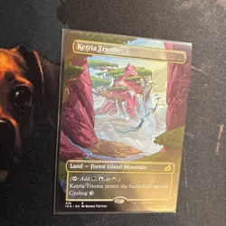 Mtg Ketria Triome SHOWCASE - Ikoria Lair Of Behemoths + Bonus Foils - Image 3