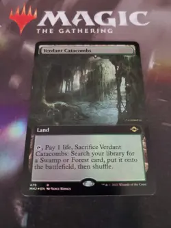 Mtg. Verdant Catacombs. Foil Borderless. Modern Horizons 2. Pack Fresh - Image 1