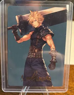 MTG - final fantasy - Cloud Ex-SOLDIER Art series (gold Stamped Signature) 50/53 - Image 1