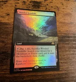 Wooded Foothills Modern Horizons 3 Extended Art Foil #467 - Image 1