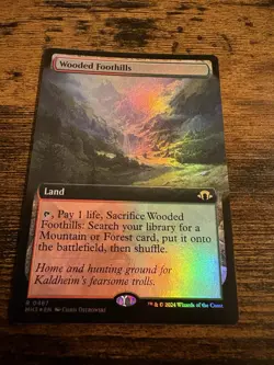 Wooded Foothills Modern Horizons 3 Extended Art Foil #467 - Image 3