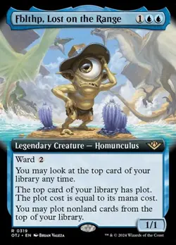 Fblthp, Lost on the Range - Extended Art OTJ NM MTG - Image 1