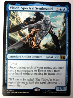 Vision, Spectral Synthezoid - Rare - MTG Marvel Super Heroes Commander - 0644 NM - Image 1