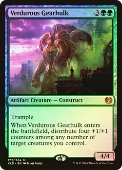 MTG FOIL Verdurous Gearhulk - Kaladesh #172 - Image 1