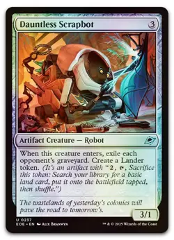 Dauntless Scrapbot #237 (Foil) (NM) Edge of Eternities EOE Magic MTG - Image 1