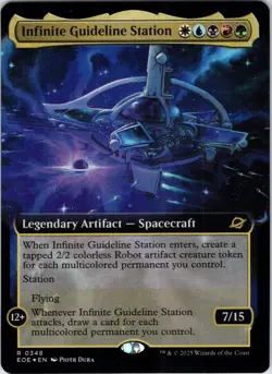Infinite Guideline Station (Extended Art) 348 Edge of Eternities Foil NM - Image 1