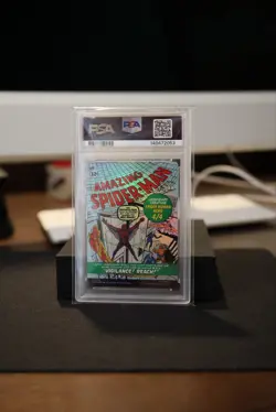 Peter Parker (0232) (Borderless) Marvel's Spider-Man Foil PSA 9 - Image 2