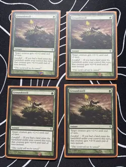 Groundswell Worldwake Regular Playset, Mtg X4, 4 Copies - Image 1