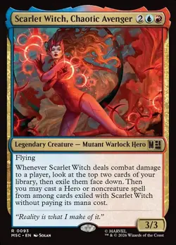Scarlet Witch, Chaotic Avenger [MSC] #93 NM MTG - Image 1