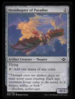 Ornithopter of Paradise 232 Modern Horizons 2 Magic: The Gathering - Image 1