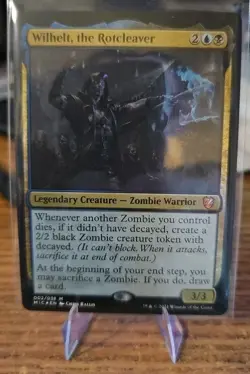 Wizards of the Coast Wilhelt, the Rotcleaver 002/038 THICK DISPLAY 2021 MTG - Image 1