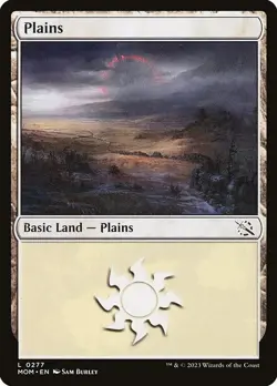 Plains [MOM] #277 Foil NM MTG - Image 1