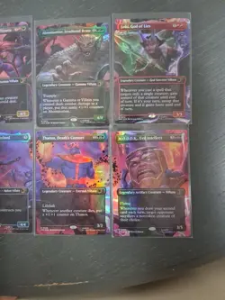 MTG Marvel Super Heroes Borderless Lot Of 6 Connecting. From Scene Box. - Image 3