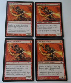 x4 Krark-Clan Shaman Mirrodin MTG Magic The Gathering TexasNerdGames DSC - Image 2