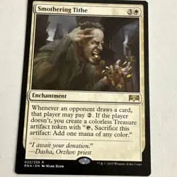 Smothering Tithe MTG Ravnica Allegiance Rare 022/259 Commander Staple LP - Image 1