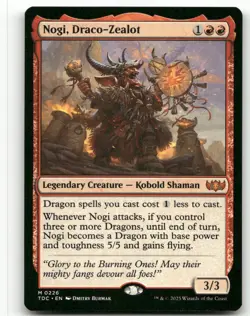 Nogi, Draco-Zealot #226 (NM) Tarkir Dragonstorm TDC Magic MTG - Image 1