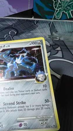Dialga G - 7/127 - Pokemon Platinum Holo Card LP Holo W/ Swirl - Image 3