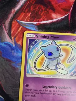 Pokemon TCG Card Sun & Moon Shining Legends Shining Mew 40/73 Near Mint - Image 2