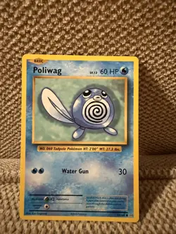 23/108 Poliwag Common: Pokemon Trading Card Game XY Evolutions LP+ to NM - Image 1