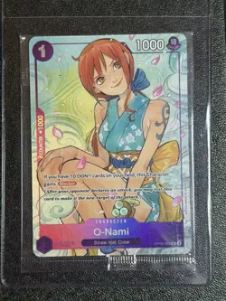 1 O-Nami (Illustration Box Vol.1) OP05-062 One Piece Promotion Cards Foil Sealed - Image 2