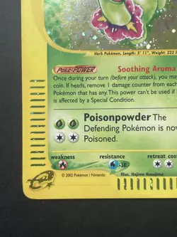 Meganium 18/165 Holo Rare - Expedition Base Set 2002 - Vintage Pokemon Card WOTC - Image 5