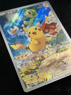 Pokemon Pikachu 027 Sv: Scarlet & Violet Promo Cards Holo NM - Image 2
