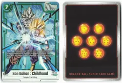 Son Gohan : Childhood FB01-140 SCR Secret Rare Alt Art Dragon Ball Super Card - Image 1