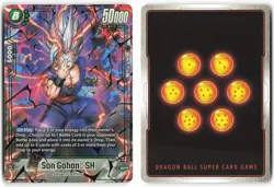 Son Gohan : SH FB07-121 SCR Secret Rare Alternate Art Dragon Ball Super Card - Image 1