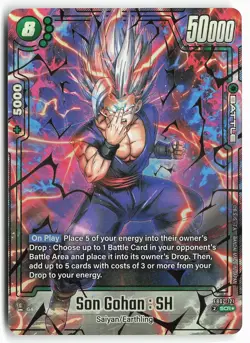 Son Gohan : SH FB07-121 SCR Secret Rare Alternate Art Dragon Ball Super Card - Image 2