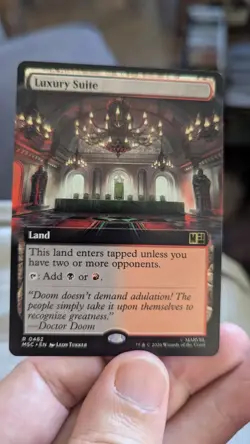 1x Luxury Suite Extended Art NM - Marvel MSC Magic MTG x1 - Image 1