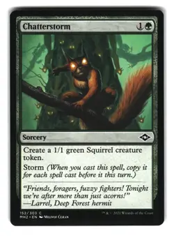 Chatterstorm 152/303 Common Sorcery Storm MTG Modern Horizons 2 MH2 NM - Image 1
