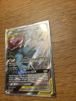 Pokemon TCG Sun & Moon Black Star Promo Tag Team Celebi & Venusaur GX SM167 NM! - Image 3