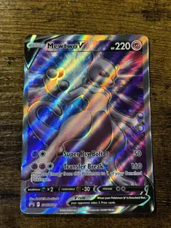 Pokemon TCG Mewtwo V SWSH Black Star Promos SWSH229 Holo Promo-NM - Image 1