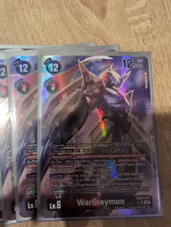 Wargreymon EX12 SR Alt Art Digimon Card Digital World Shambala - Image 1