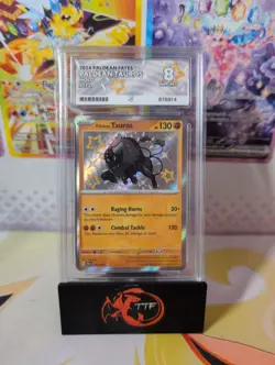 Paldean Tauros 172/091 Ace NM-MT 8 Pokemon Paldean Fates Baby Shiny - Image 1