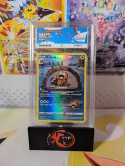 Bibarel Gg/25/GG70 Ace Near Mint 7 Pokemon Crown Zenith Galarian Gallery - Image 1
