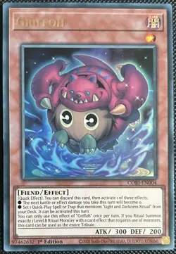 YuGiOh! Griffoh CORI-EN004 Ultra Rare 1st Edition - Image 1