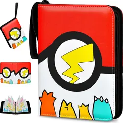 For Pokemon Card Spots Binder Album Book Card Collectors Holder Case 400 Cards - Image 1
