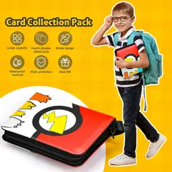 For Pokemon Card Spots Binder Album Book Card Collectors Holder Case 400 Cards - Image 2