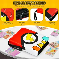 For Pokemon Card Spots Binder Album Book Card Collectors Holder Case 400 Cards - Image 3