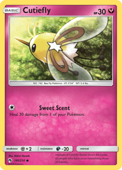Cutiefly 145/214 Common | Lost Thunder | Pokemon Card - Image 1