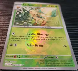 Leafeon 005/131- (Pokeball Pattern)Rare Reverse Holo Card- Prismatic Evolutions - Image 2